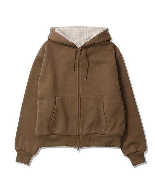 DAIWA PIER39(ダイワピア39)の「DAIWA PIER39 TECH SWEAT DOUBLE FACE PARKA ダイワピア39 テックスウェットダブルフェイスパーカ(パーカー・メンズ・ブラック/ヘザーグレー/イエロー/ライトブラウン・MEDIUM/SMALL/LARGE)」の3枚目の写真