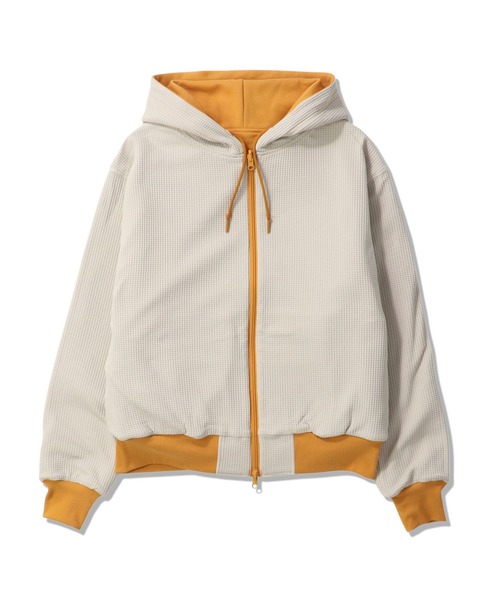 DAIWA PIER39(ダイワピア39)の「DAIWA PIER39 TECH SWEAT DOUBLE FACE PARKA ダイワピア39 テックスウェットダブルフェイスパーカ(パーカー・メンズ・ブラック/ヘザーグレー/イエロー/ライトブラウン・MEDIUM/SMALL/LARGE)」の9枚目の写真
