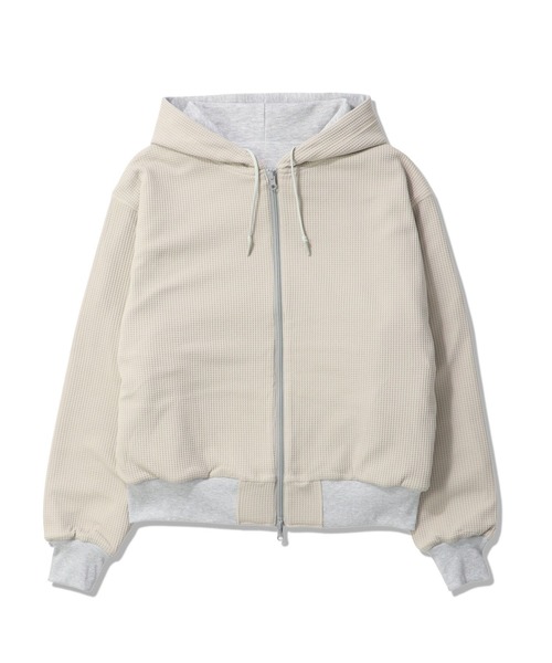 DAIWA PIER39(ダイワピア39)の「DAIWA PIER39 TECH SWEAT DOUBLE FACE PARKA ダイワピア39 テックスウェットダブルフェイスパーカ(パーカー・メンズ・ブラック/ヘザーグレー/イエロー/ライトブラウン・MEDIUM/SMALL/LARGE)」の14枚目の写真