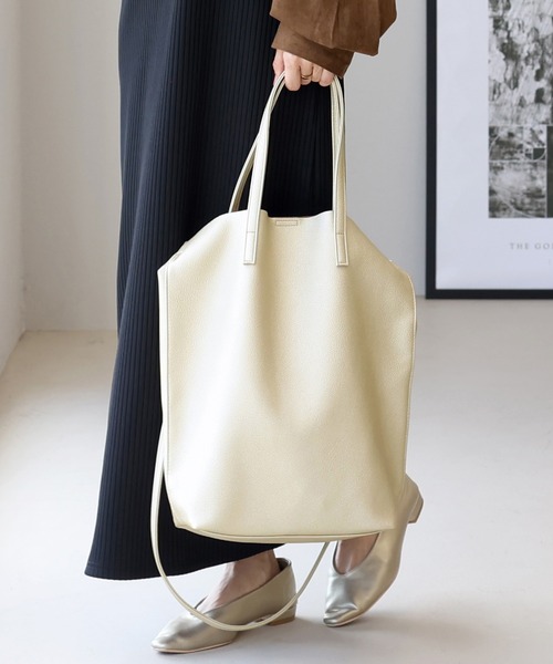 フェイクレザー2WAYトートバッグ（トートバッグ）｜Aletta vita