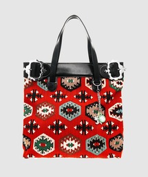 Leather and Wool Bag