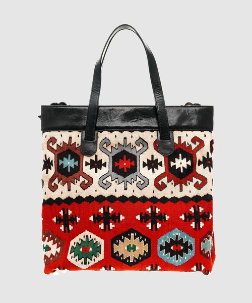 Chopova Lowena（チョポヴァ ロウェナ）の「Leather and Wool Bag（トートバッグ・レディース・マルチ・ONE SIZE）」の2枚目の写真