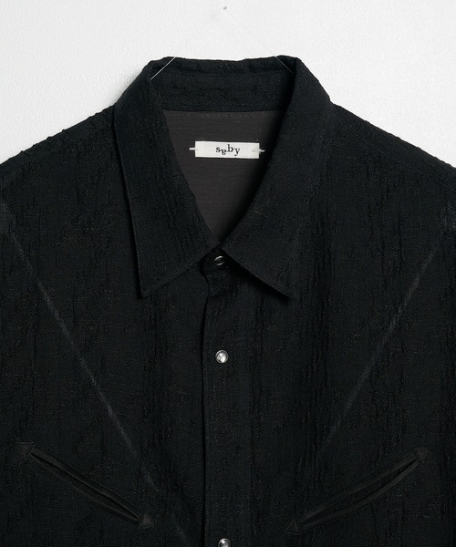 saby（サバイ）の「【saby】WESTERN SHIRTS（シャツ/ブラウス・メンズ・ブラック/グレー・3/2）」の4枚目の写真