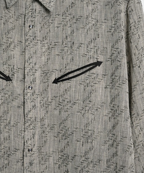 saby（サバイ）の「【saby】WESTERN SHIRTS（シャツ/ブラウス・メンズ・ブラック/グレー・3/2）」の15枚目の写真
