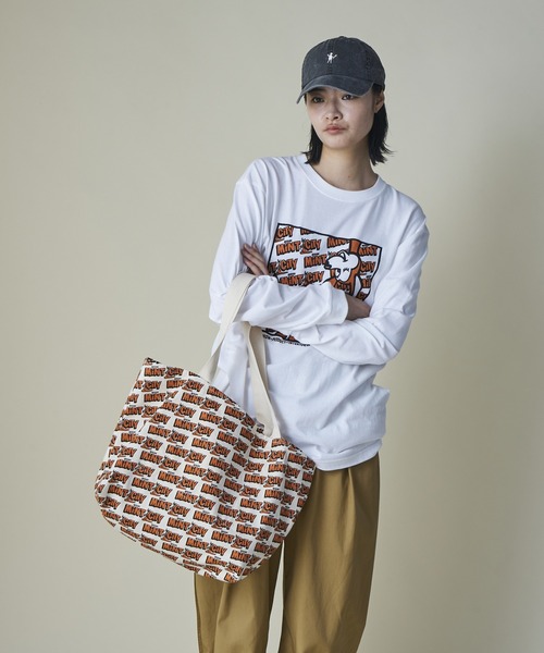 mintdesigns(ミントデザインズ)の「Mint City Large Tote(トートバッグ・レディース・オレンジ/イエロー・FREE)」の6枚目の写真