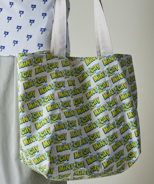 mintdesigns(ミントデザインズ)の「Mint City Large Tote(トートバッグ・レディース・オレンジ/イエロー・FREE)」の7枚目の写真