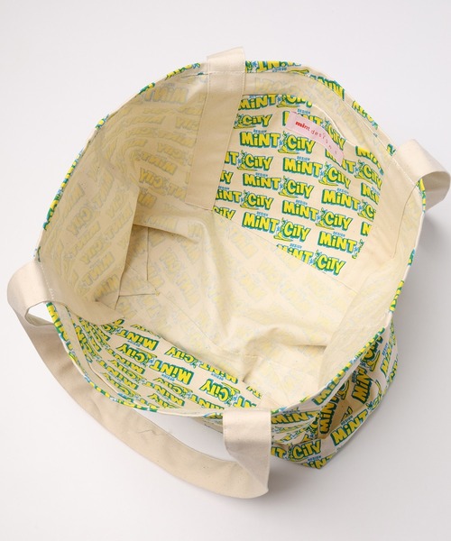 mintdesigns(ミントデザインズ)の「Mint City Large Tote(トートバッグ・レディース・オレンジ/イエロー・FREE)」の11枚目の写真