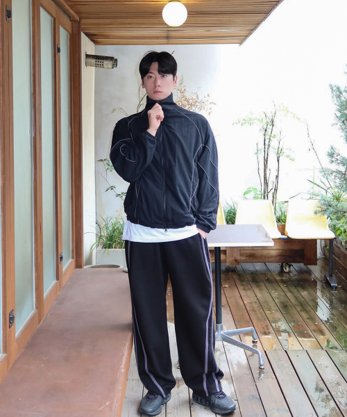 KNITTED(ニッティド)の「カーブライン トレーニングパンツ ブラック(スウェットパンツ・メンズ・その他・MEDIUM/LARGE/X-LARGE)」の10枚目の写真