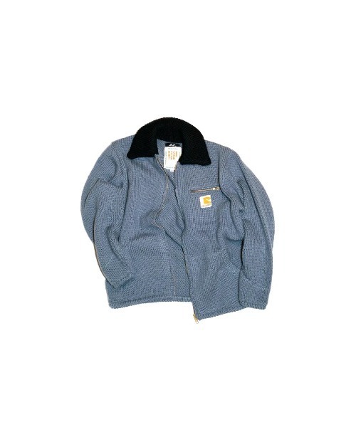 RICE NINE TEN（ライスナインテン）の「HOME MADE KNITTING DETROIT JACKET（ブルゾン・メンズ・ベージュ/インディゴブルー・MEDIUM/LARGE）」の10枚目の写真