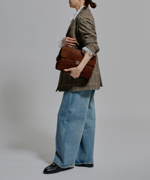 journal standard L'essage（ジャーナルスタンダードレサージュ）の「L' ESSENTIAL BALLI チェックジャケット（テーラードジャケット・レディース・ブラウン系その他/グレー・FREE）」の10枚目の写真