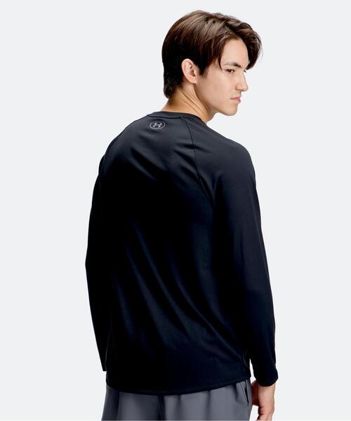UNDER ARMOUR（アンダーアーマー）の「UAテック ロングスリーブ Tシャツ （トレーニング/メンズ）（Tシャツ/カットソー・メンズ・ブラック・L/M/XL/S/2XL）」の2枚目の写真