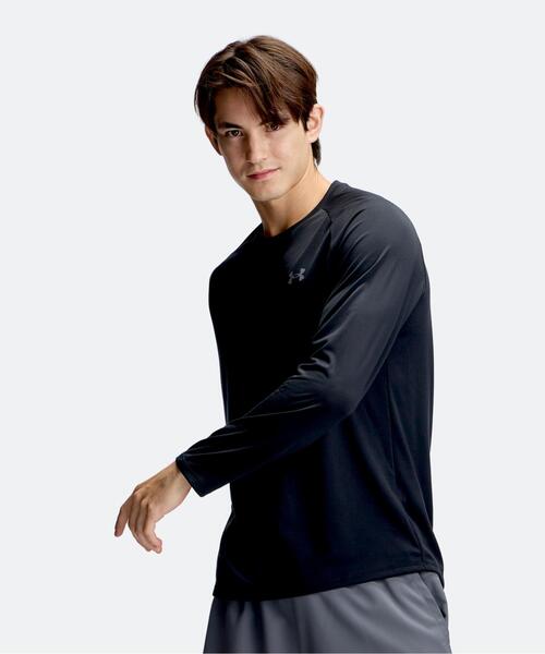 UNDER ARMOUR（アンダーアーマー）の「UAテック ロングスリーブ Tシャツ （トレーニング/メンズ）（Tシャツ/カットソー・メンズ・ブラック・L/M/XL/S/2XL）」の5枚目の写真