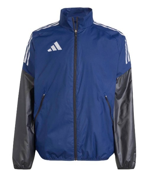 adidas（アディダス）の「アディダス adidas ウインドジャケット（ジャージ・メンズ・ネイビー/ブラック×グレー・M/S/L/LL/3L）」の13枚目の写真
