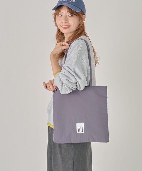 AMERICAN HOLIC(アメリカンホリック)の「【ホリホリ】スクエアトートバッグ(トートバッグ・レディース・レオパード/チャコールグレー/ピンク/ゴールド/ブラック/シルバー/ブルー・FREE)」の17枚目の写真