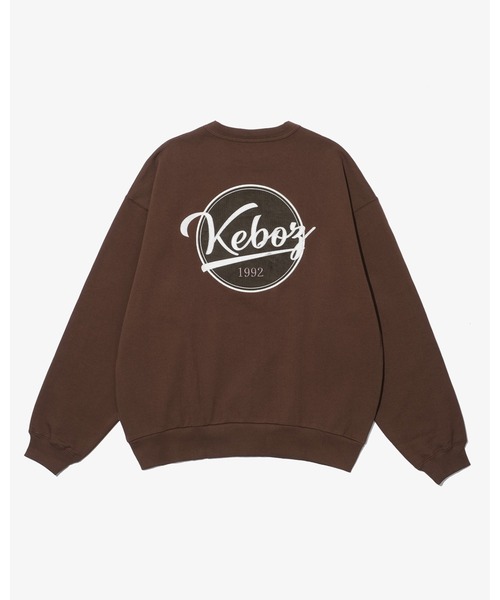 KEBOZ(ケボズ)の「BB SWEAT CREWNECK(スウェット・メンズ・アッシュグレー/ブラック/ブラウン/レッド/カモフラージュ・S/M/L/2XL/XL)」の4枚目の写真