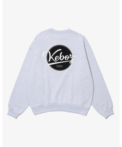 KEBOZ(ケボズ)の「BB SWEAT CREWNECK(スウェット・メンズ・アッシュグレー/ブラック/ブラウン/レッド/カモフラージュ・S/M/L/2XL/XL)」の3枚目の写真