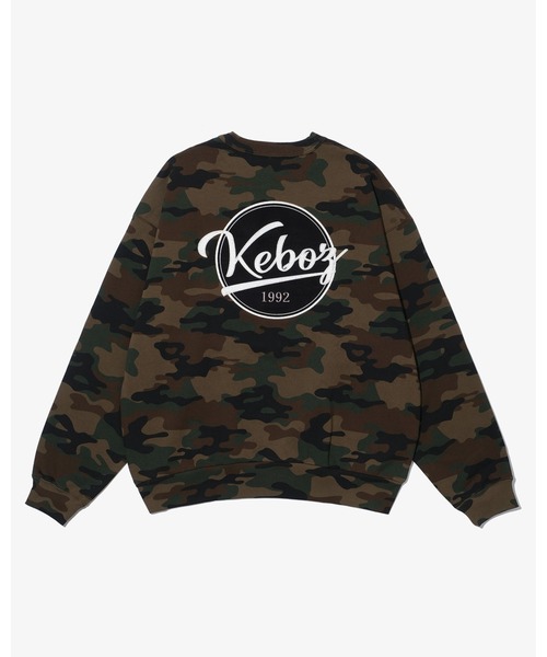 KEBOZ(ケボズ)の「BB SWEAT CREWNECK(スウェット・メンズ・アッシュグレー/ブラック/ブラウン/レッド/カモフラージュ・S/M/L/2XL/XL)」の5枚目の写真