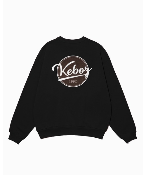 KEBOZ(ケボズ)の「BB SWEAT CREWNECK(スウェット・メンズ・アッシュグレー/ブラック/ブラウン/レッド/カモフラージュ・S/M/L/2XL/XL)」の2枚目の写真