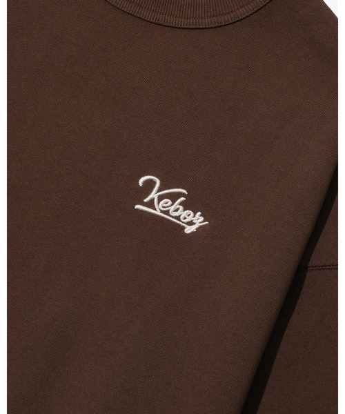 KEBOZ(ケボズ)の「BB SWEAT CREWNECK(スウェット・メンズ・アッシュグレー/ブラック/ブラウン/レッド/カモフラージュ・S/M/L/2XL/XL)」の16枚目の写真