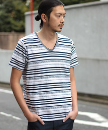 ロープボーダーTシャツ/JAPAN MADE
