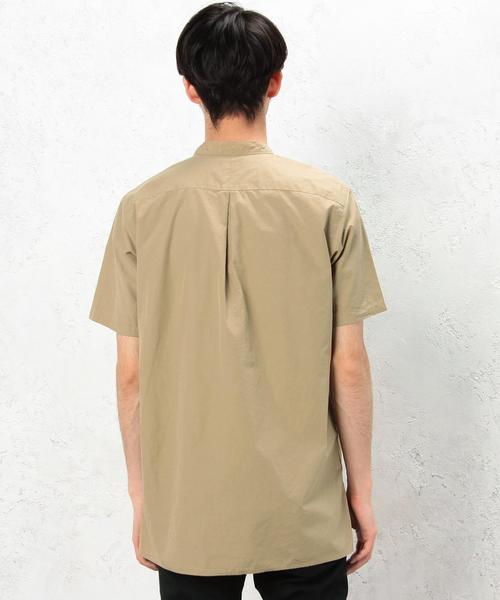 green label relaxing（グリーンレーベルリラクシング）の「KC SPM TY/W BIG/BAND S/S シャツ◆（シャツ/ブラウス・メンズ・ホワイト/ベージュ・SMALL/MEDIUM/LARGE）」の6枚目の写真