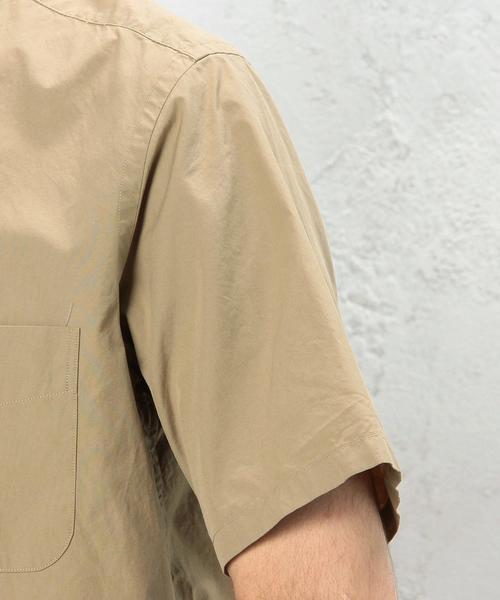 green label relaxing（グリーンレーベルリラクシング）の「KC SPM TY/W BIG/BAND S/S シャツ◆（シャツ/ブラウス・メンズ・ホワイト/ベージュ・SMALL/MEDIUM/LARGE）」の12枚目の写真
