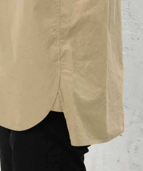green label relaxing（グリーンレーベルリラクシング）の「KC SPM TY/W BIG/BAND S/S シャツ◆（シャツ/ブラウス・メンズ・ホワイト/ベージュ・SMALL/MEDIUM/LARGE）」の13枚目の写真