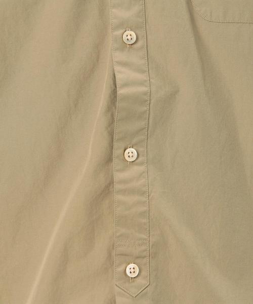 green label relaxing（グリーンレーベルリラクシング）の「KC SPM TY/W BIG/BAND S/S シャツ◆（シャツ/ブラウス・メンズ・ホワイト/ベージュ・SMALL/MEDIUM/LARGE）」の14枚目の写真