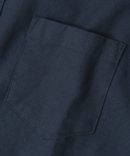 SENSE OF PLACE by URBAN RESEARCH（センスオブプレイスバイアーバンリサーチ）の「ソフトタッチフランネルシャツ(無地)（シャツ/ブラウス・メンズ・ネイビー/ブラック/ホワイト/ベージュ・SMALL/LARGE/MEDIUM）」の14枚目の写真