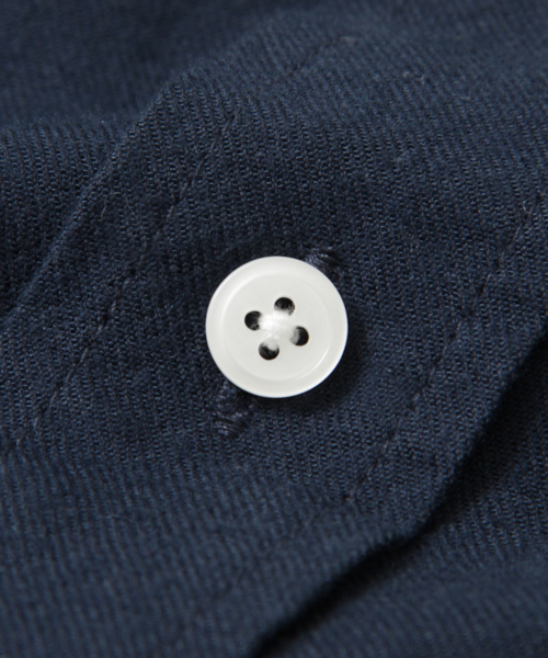 SENSE OF PLACE by URBAN RESEARCH（センスオブプレイスバイアーバンリサーチ）の「ソフトタッチフランネルシャツ(無地)（シャツ/ブラウス・メンズ・ネイビー/ブラック/ホワイト/ベージュ・SMALL/LARGE/MEDIUM）」の5枚目の写真