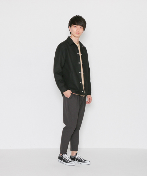 SENSE OF PLACE by URBAN RESEARCH（センスオブプレイスバイアーバンリサーチ）の「ソフトタッチフランネルシャツ(無地)（シャツ/ブラウス・メンズ・ネイビー/ブラック/ホワイト/ベージュ・SMALL/LARGE/MEDIUM）」の22枚目の写真