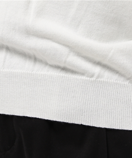 Heather(ヘザー)の「12G/Vニット5分袖 731022(ニット/セーター・レディース・オフホワイト/チャコールグレー/カーキ/ピンク系その他・FREE)」の9枚目の写真