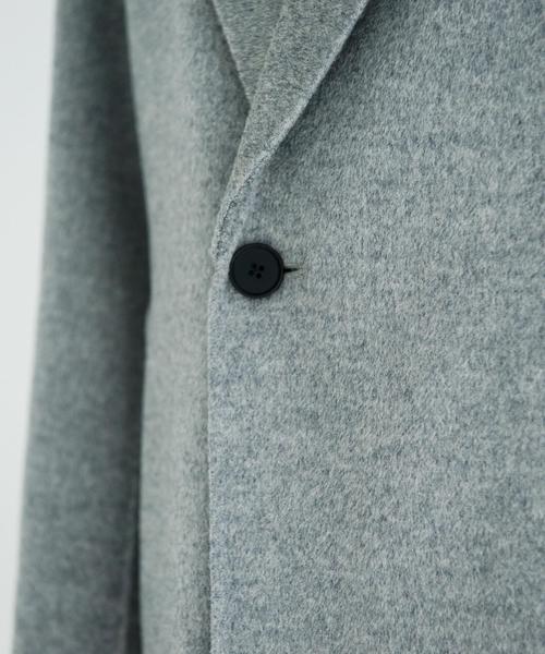 green label relaxing（グリーンレーベルリラクシング）の「KC W-FACE SHAWL チェスターコート◆（チェスターコート・メンズ・ライトグレー/ネイビー・SMALL/MEDIUM/LARGE）」の12枚目の写真
