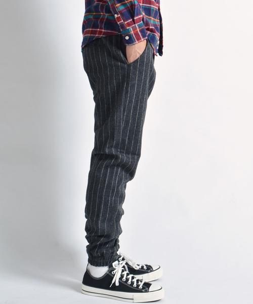 SHIPS GENERAL SUPPLY(シップスジェネラルサプライ)の「SHIPS GENERAL SUPPLY: ウール ジョガーパンツ■(その他パンツ・メンズ・ネイビー/チャコールグレー・MEDIUM/SMALL/LARGE/X-LARGE)」の8枚目の写真