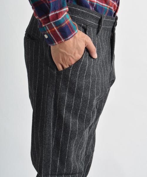 SHIPS GENERAL SUPPLY(シップスジェネラルサプライ)の「SHIPS GENERAL SUPPLY: ウール ジョガーパンツ■(その他パンツ・メンズ・ネイビー/チャコールグレー・MEDIUM/SMALL/LARGE/X-LARGE)」の3枚目の写真