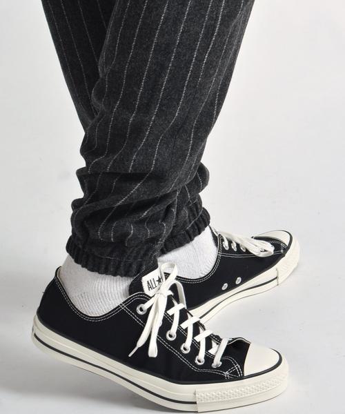 SHIPS GENERAL SUPPLY(シップスジェネラルサプライ)の「SHIPS GENERAL SUPPLY: ウール ジョガーパンツ■(その他パンツ・メンズ・ネイビー/チャコールグレー・MEDIUM/SMALL/LARGE/X-LARGE)」の4枚目の写真