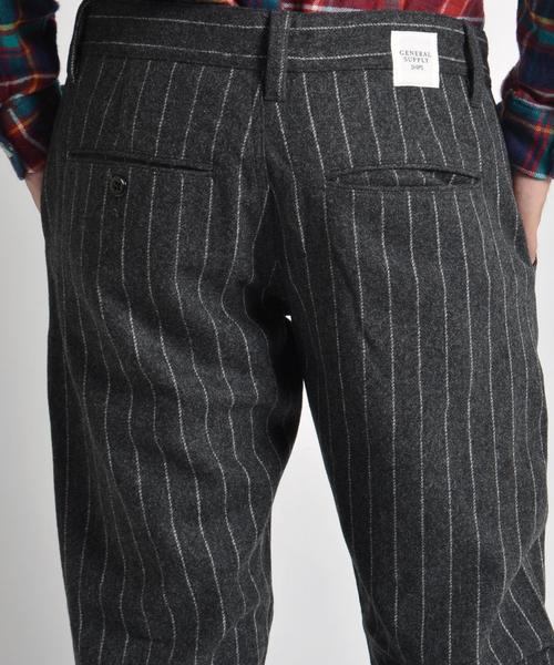 SHIPS GENERAL SUPPLY(シップスジェネラルサプライ)の「SHIPS GENERAL SUPPLY: ウール ジョガーパンツ■(その他パンツ・メンズ・ネイビー/チャコールグレー・MEDIUM/SMALL/LARGE/X-LARGE)」の5枚目の写真