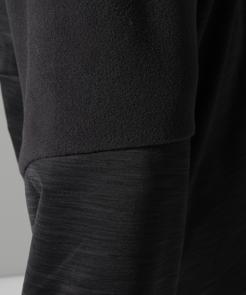 HARE（ハレ）の「スペースダイスタンドZIPパーカー(HARE)（パーカー・メンズ・グレー/ブラック・MEDIUM/SMALL）」の9枚目の写真