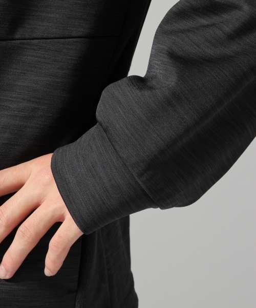 HARE（ハレ）の「スペースダイスタンドZIPパーカー(HARE)（パーカー・メンズ・グレー/ブラック・MEDIUM/SMALL）」の8枚目の写真