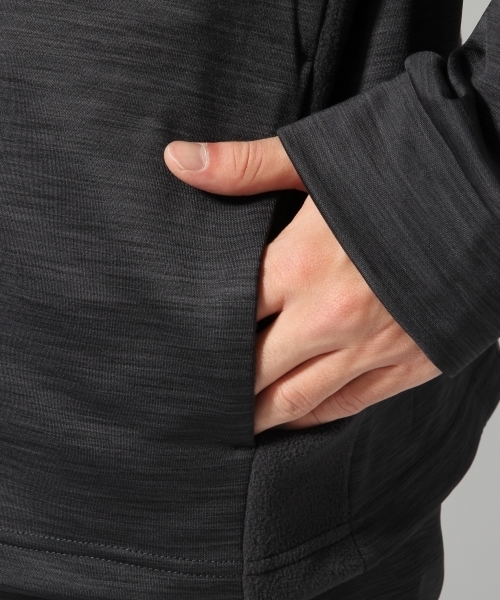 HARE（ハレ）の「スペースダイスタンドZIPパーカー(HARE)（パーカー・メンズ・グレー/ブラック・MEDIUM/SMALL）」の7枚目の写真