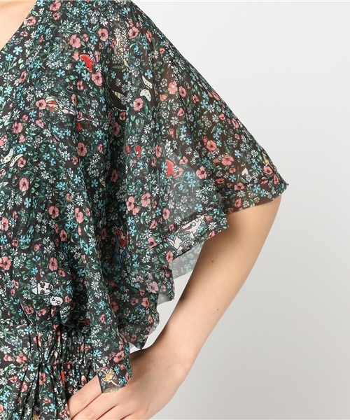 TSUMORI CHISATO(ツモリチサト)の「CUBAN FLOWERS T(ワンピース・レディース・ブルー/ブラック/ブラウン・02)」の11枚目の写真