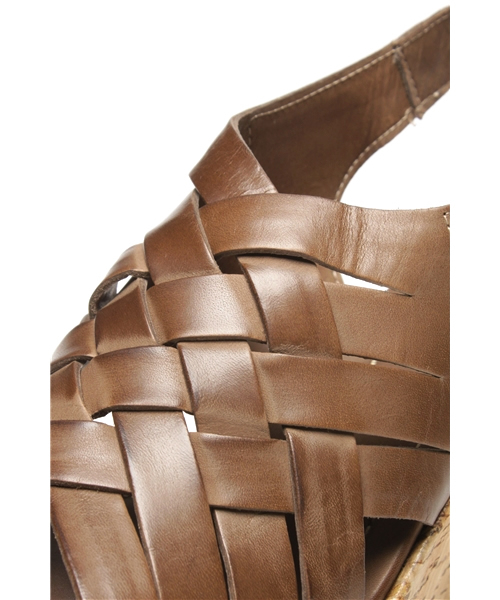 BEAUTY&YOUTH UNITED ARROWS(ビューティーアンドユースユナイテッドアローズ)の「BY FABIO RUSCONI コルク ウエッジサンダル (mg1104bSp)(mg1105bSp) ◆(サンダル・レディース・ブラック/モカ・35/36/37/38)」の7枚目の写真