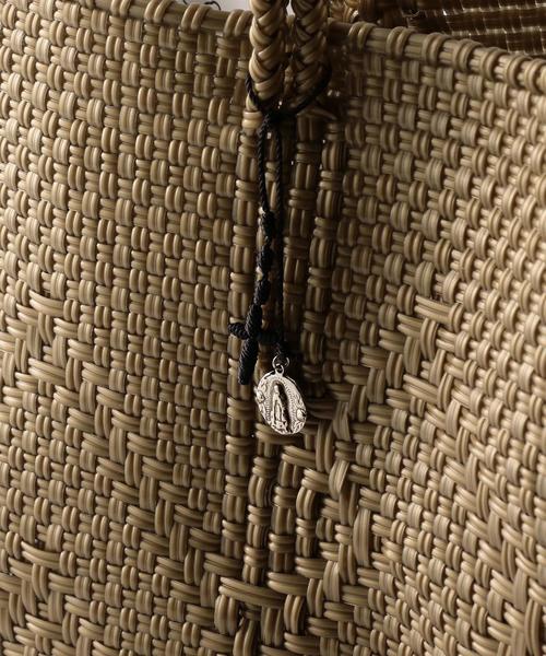 OJO DE MEX（オホデメックス）の「＜OJO DE MEX＞MEXICO KAGO BAG M/ﾄｰﾄﾊﾞｯｸﾞ（かごバッグ・レディース・ゴールド/ブラック・FREE）」の6枚目の写真