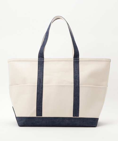 Denime(ドゥニーム)の「HEAVY CANVAS TOTE BAG/ヘビーキャンバストートバッグ(トートバッグ・メンズ・ホワイト系その他・FREE)」の9枚目の写真