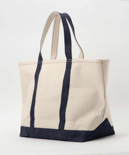 Denime(ドゥニーム)の「HEAVY CANVAS TOTE BAG/ヘビーキャンバストートバッグ(トートバッグ・メンズ・ホワイト系その他・FREE)」の2枚目の写真