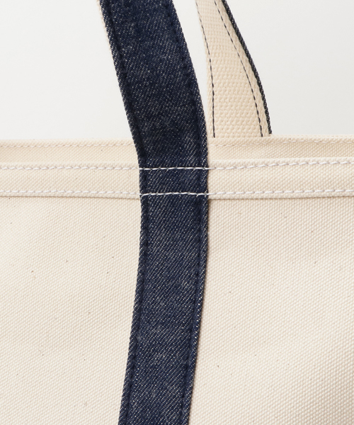 Denime(ドゥニーム)の「HEAVY CANVAS TOTE BAG/ヘビーキャンバストートバッグ(トートバッグ・メンズ・ホワイト系その他・FREE)」の4枚目の写真