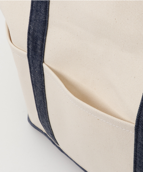 Denime(ドゥニーム)の「HEAVY CANVAS TOTE BAG/ヘビーキャンバストートバッグ(トートバッグ・メンズ・ホワイト系その他・FREE)」の6枚目の写真