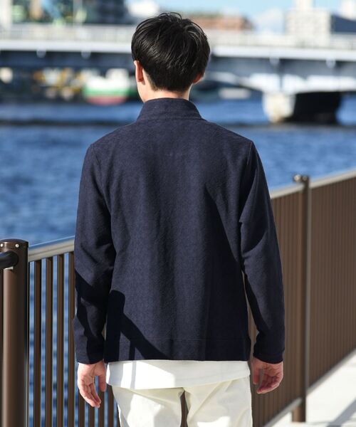 SHIPS(シップス)の「SC: ラッチパイル スタンド/ショール カーディガン(カーディガン/ボレロ・メンズ・ワイン/ネイビー/チャコールグレー/ホワイト/ブルー/オリーブ/オレンジ/イエロー系その他2/ブラック/ブラウン系その他/カーキ/ベージュ/ライトブルー・SMALL/LARGE/MEDIUM/X-LARGE)」の16枚目の写真