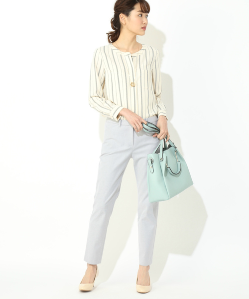 NATURAL BEAUTY BASIC(ナチュラルビューティーベーシック)の「◆インディーオックスパンツ(その他パンツ・レディース・ベージュ/ネイビー/グレー・MEDIUM/LARGE/SMALL/X-SMALL/XX-SMALL)」の21枚目の写真