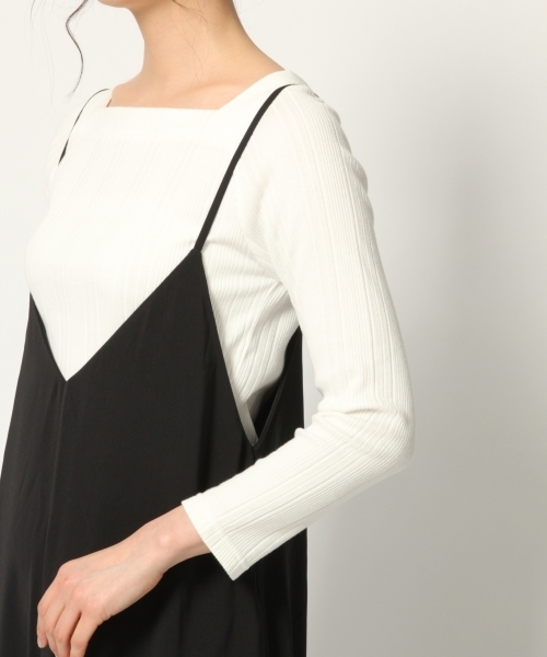 GLOBAL WORK（グローバルワーク）の「レースアップキャミサロペット/780239（サロペット/オーバーオール・レディース・カーキ/ブラック/ベージュ系その他3・LARGE/MEDIUM）」の9枚目の写真